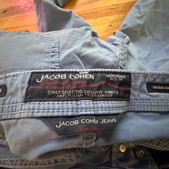 JACOB COHEN | Men Handmade Regular Straight Trousers Jeans TYPE 688.C | SIZE 32 - Picture 6 of 13